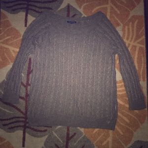 American eagle cable knit sweater